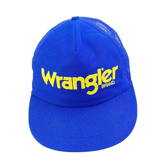 vintage hat Wrangler 70s？ Wrangler | Accessories | Vintage 7s Wrangle Spellout Trucker Hat